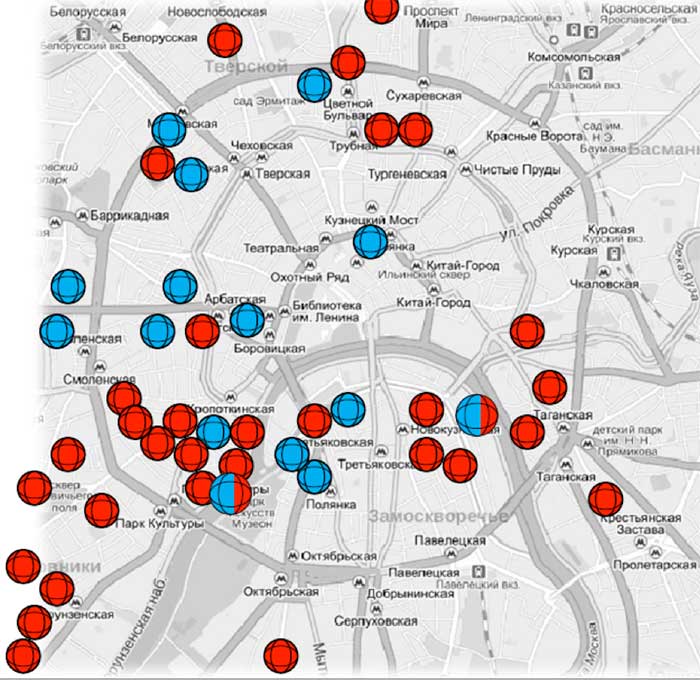 Карта элитных объектов