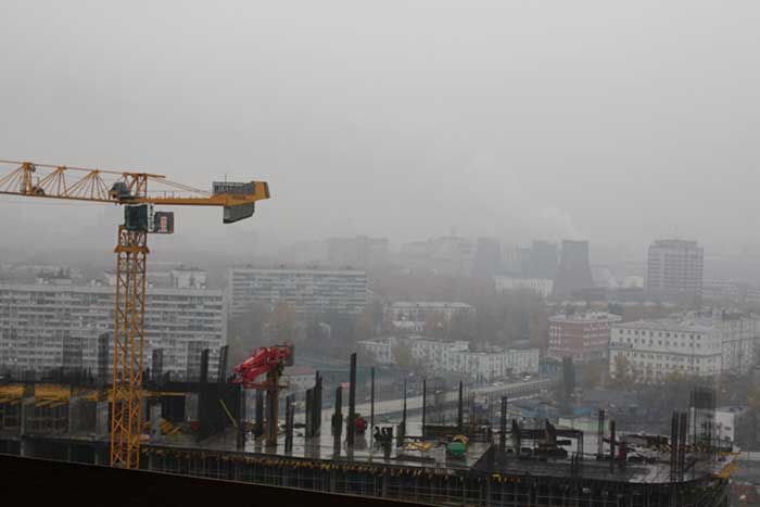 Панорама с северной стороны здания