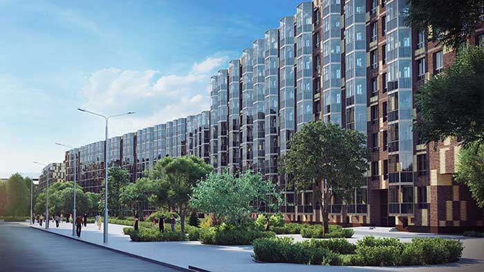 Фасад ЖК «Весна»