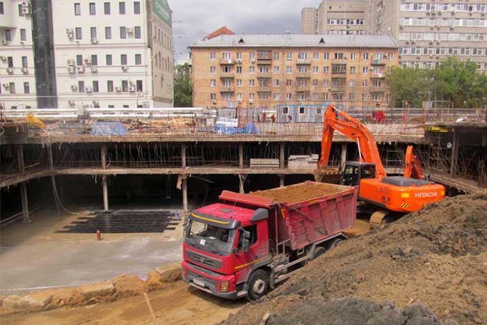 Подземный уровень МФК Сады Пекина
